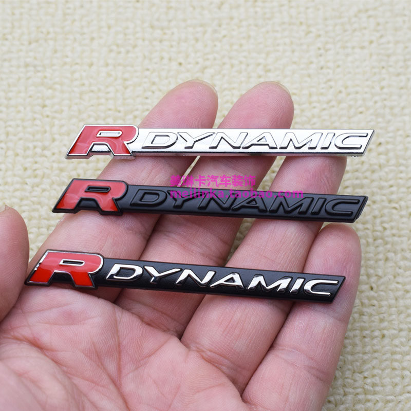 装饰贴RDYNAMIC车标叶子板侧标