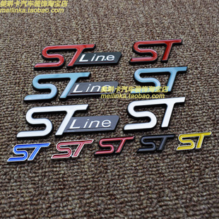 适用于福特福克斯锐际锐界探险者翼虎st车标stline车贴侧标后尾标