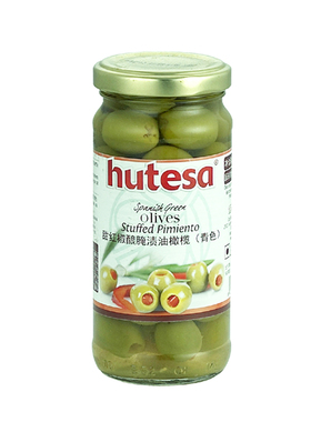 福特莎甜红椒酿腌渍油青橄榄Hutesa Stuffed Pimiento Olives230g