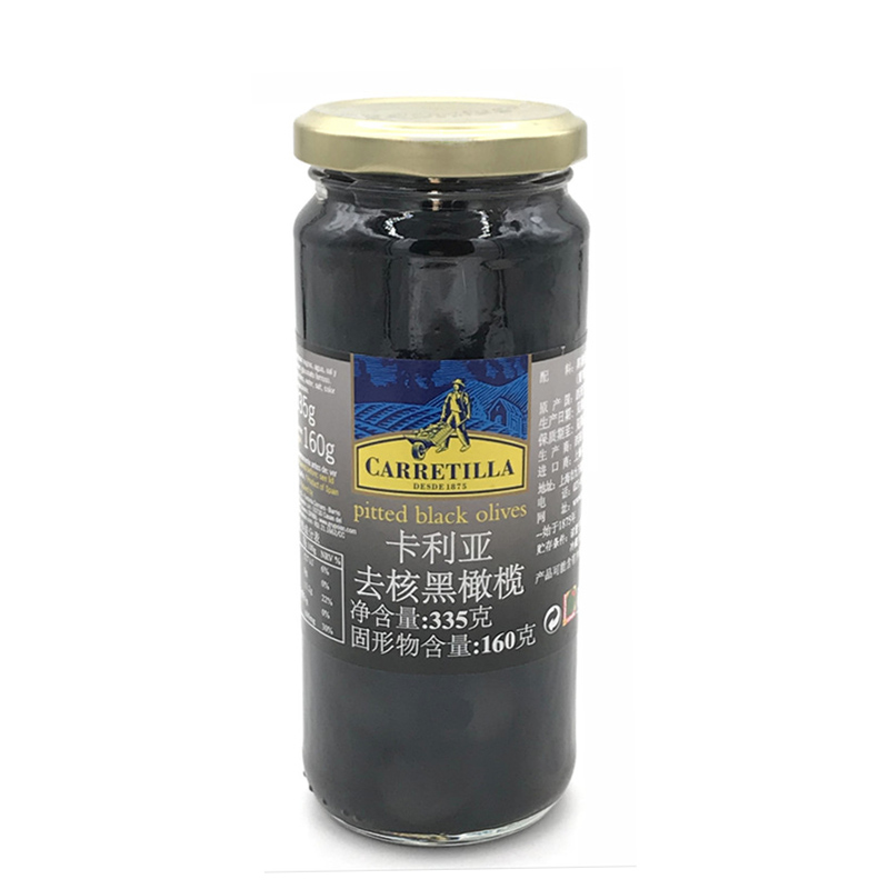 西班牙卡利亚去核黑橄榄黑水橄