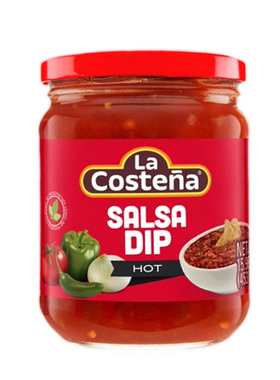 墨西哥乐口泰休闲沾酱重辣沙沙酱La Costena Salsa Dip Hot 453g
