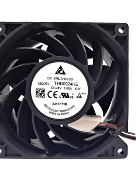 原装THD0924HE 24V ABB变频器ACS880R3 11-15KW专用防水IP68风扇