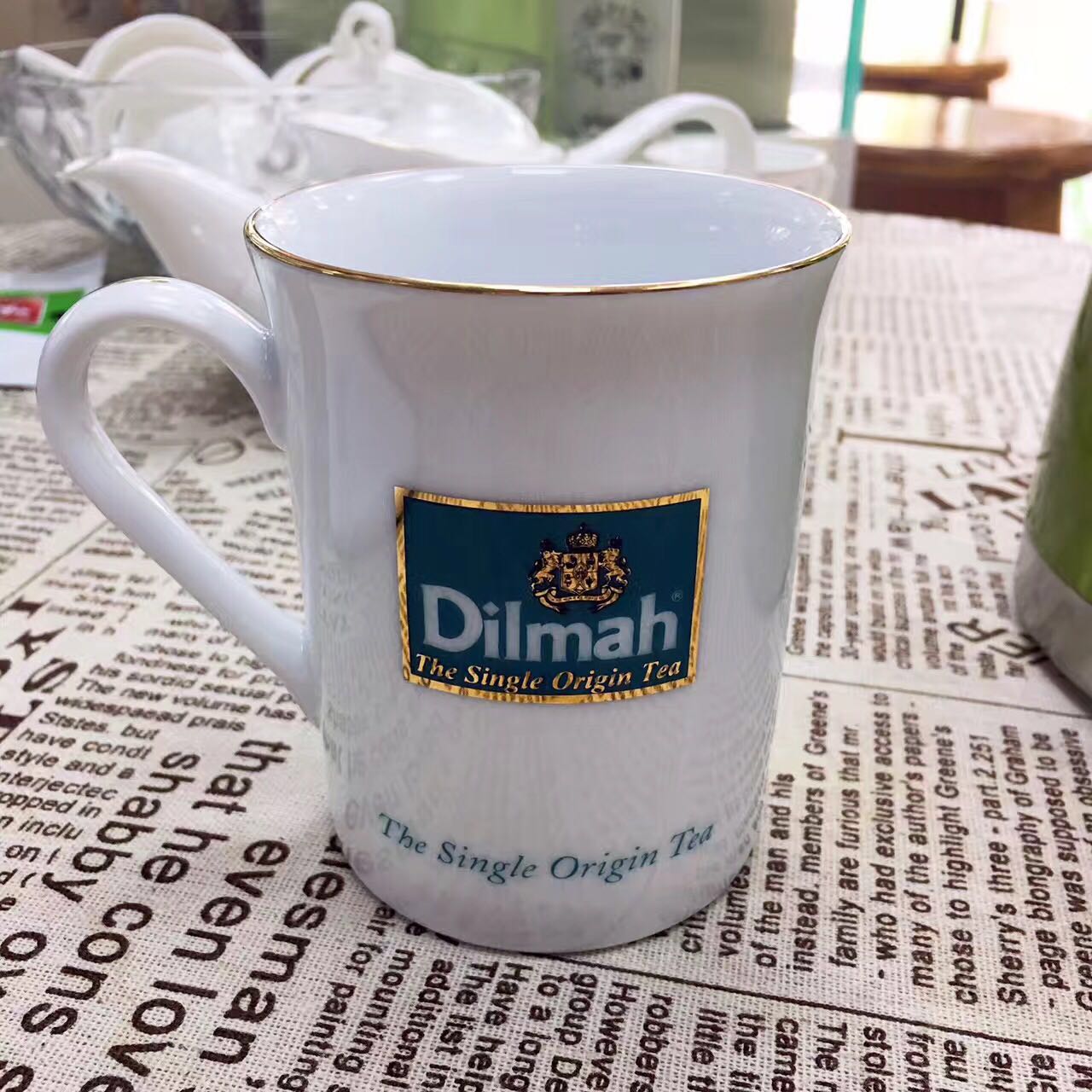 特惠进口茶具陶瓷杯 DILMAH红茶杯喝水杯瓷杯迪尔玛陶瓷杯