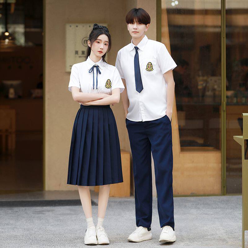 毕业初中生学生合唱诗歌朗诵班服校服套装学院毕业班运动会演出服