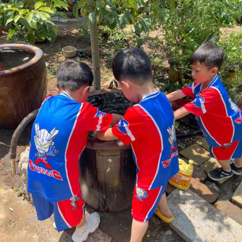 男童儿童运动服套装速干透气夏装奥特曼篮球服亮灯短袖短裤两件套