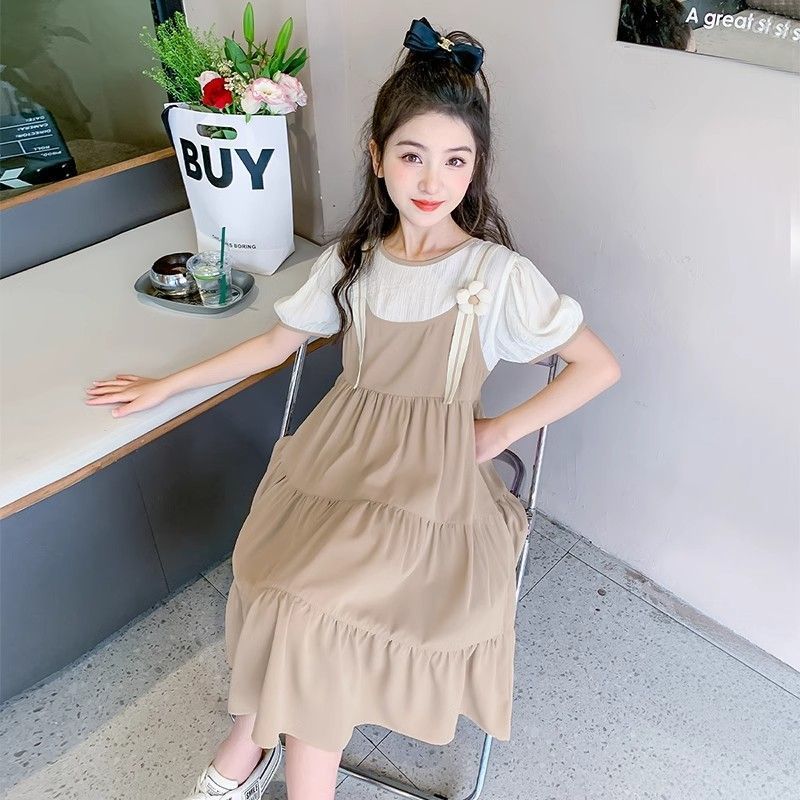 公主裙新款女童连衣裙夏装女孩夏季宽松公主童装儿童森系小众