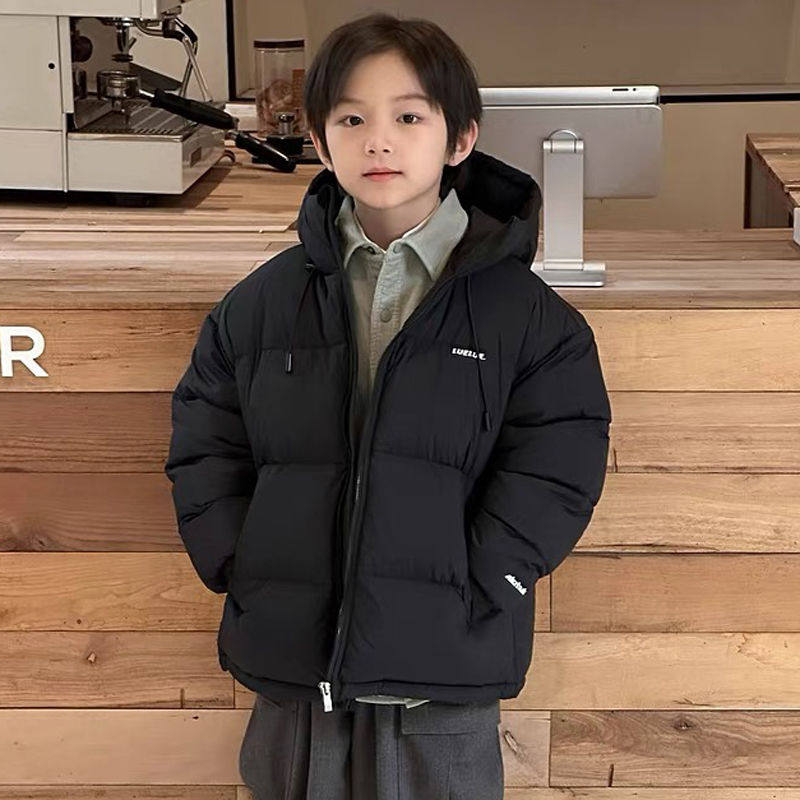 新款儿童男童棉服加厚款小中大童短款棉袄保暖冬装韩版外套洋气潮