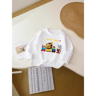 男童纯棉长袖t恤2026春款春秋款儿童装宝宝中大童内搭打底衫上衣