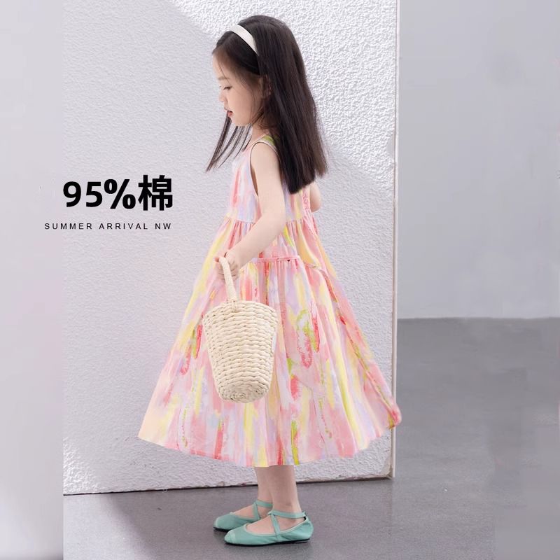 女童连衣裙2026夏装新款儿童裙子童装时尚碎花裙大童高级感夏季裙