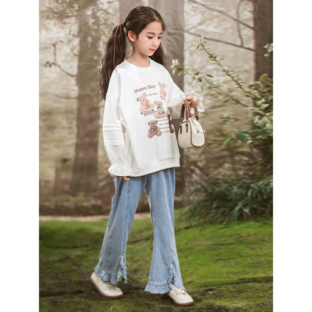 女童卫衣春秋装2026新款洋气儿童春装长袖小女孩春季童装宽松上衣
