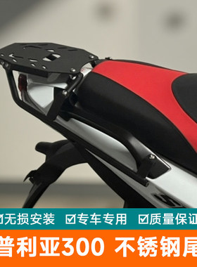 阿普利亚300尾架比雅久SR MAX支架SRMAX250後货架改装尾箱不锈钢