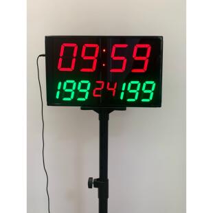 篮球电子记分牌计分器比赛通用 倒计时24秒 遥控比分翻分计时便携