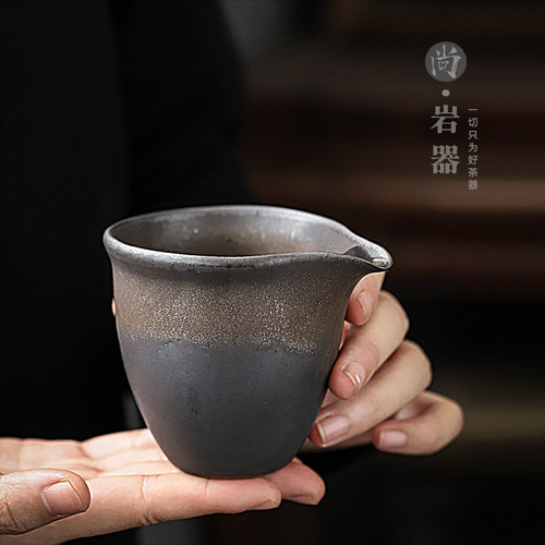 鎏金日式公道杯茶海手漏杯复古