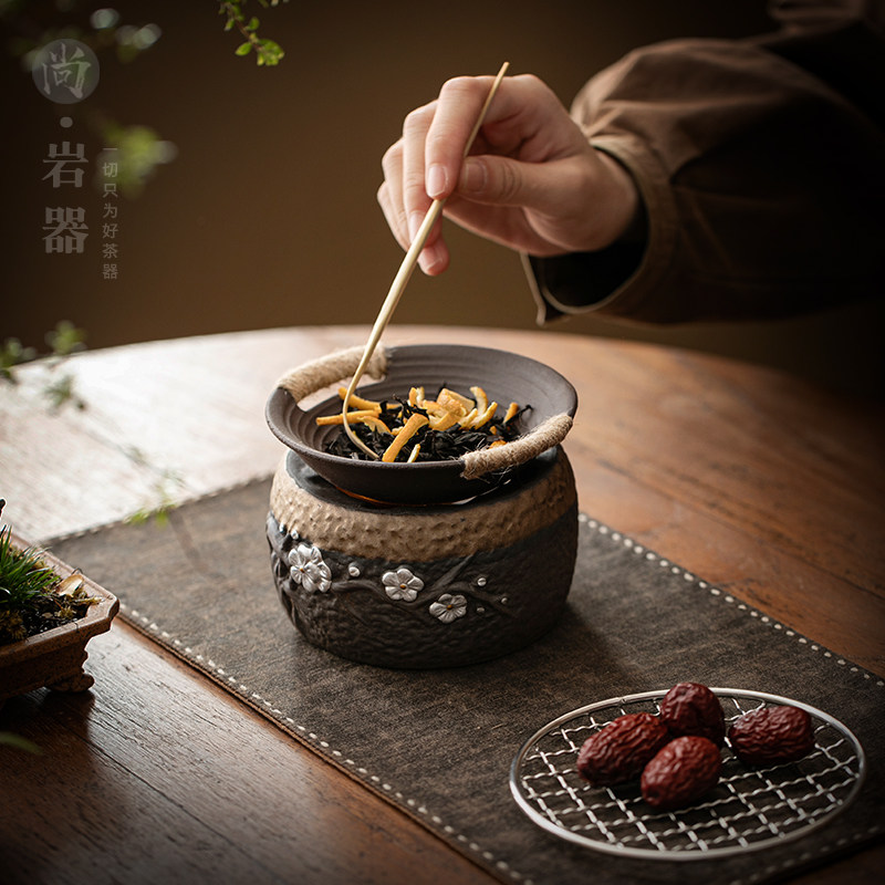陶瓷温茶炉蜡烛加热底座保温暖茶烤茶炒茶炉家用茶叶提香器烘茶炉,餐饮具,煮茶炉,淘宝优惠券,粉丝福利购,淘宝优惠卷