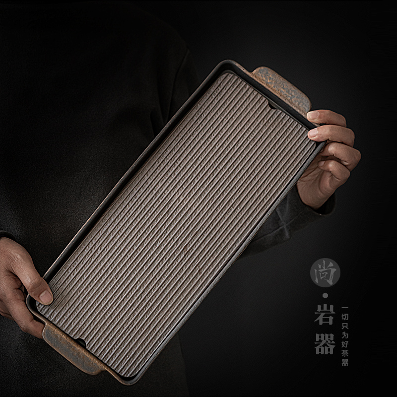 家用陶瓷茶盘小型储水式茶台