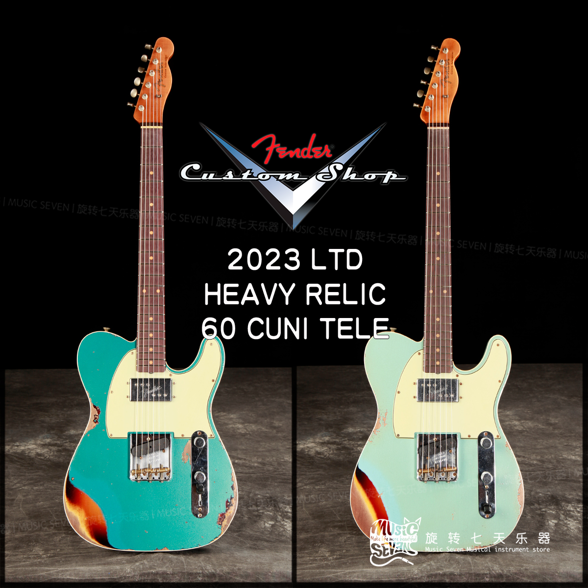 Fender Customshop Ltd 60 Cuni Tele Heavy Relic 美产 电吉他