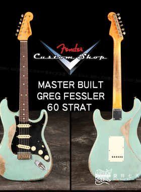 Fender Master Built Greg Fessler 60 Strat Relic 美产 电吉他