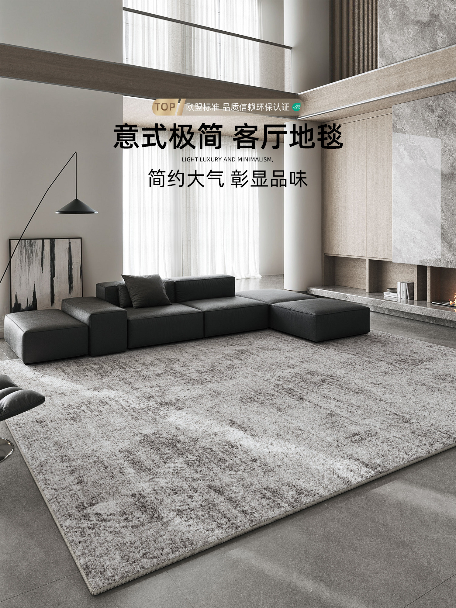 地毯客厅无障碍豪华高端防水沙发地板垫家庭免护理床上毯卧室全覆