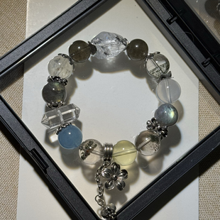 原创闪灵高货绿幽灵13mm黑体灰月光鬼蓝海蓝宝柠檬黄捷克绿草莓