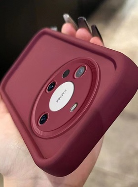 适用华为mate60pro手机壳新款液态硅胶mate70镜头全包高级感简约mate50防摔mate70por+网红男女软套外壳60RS