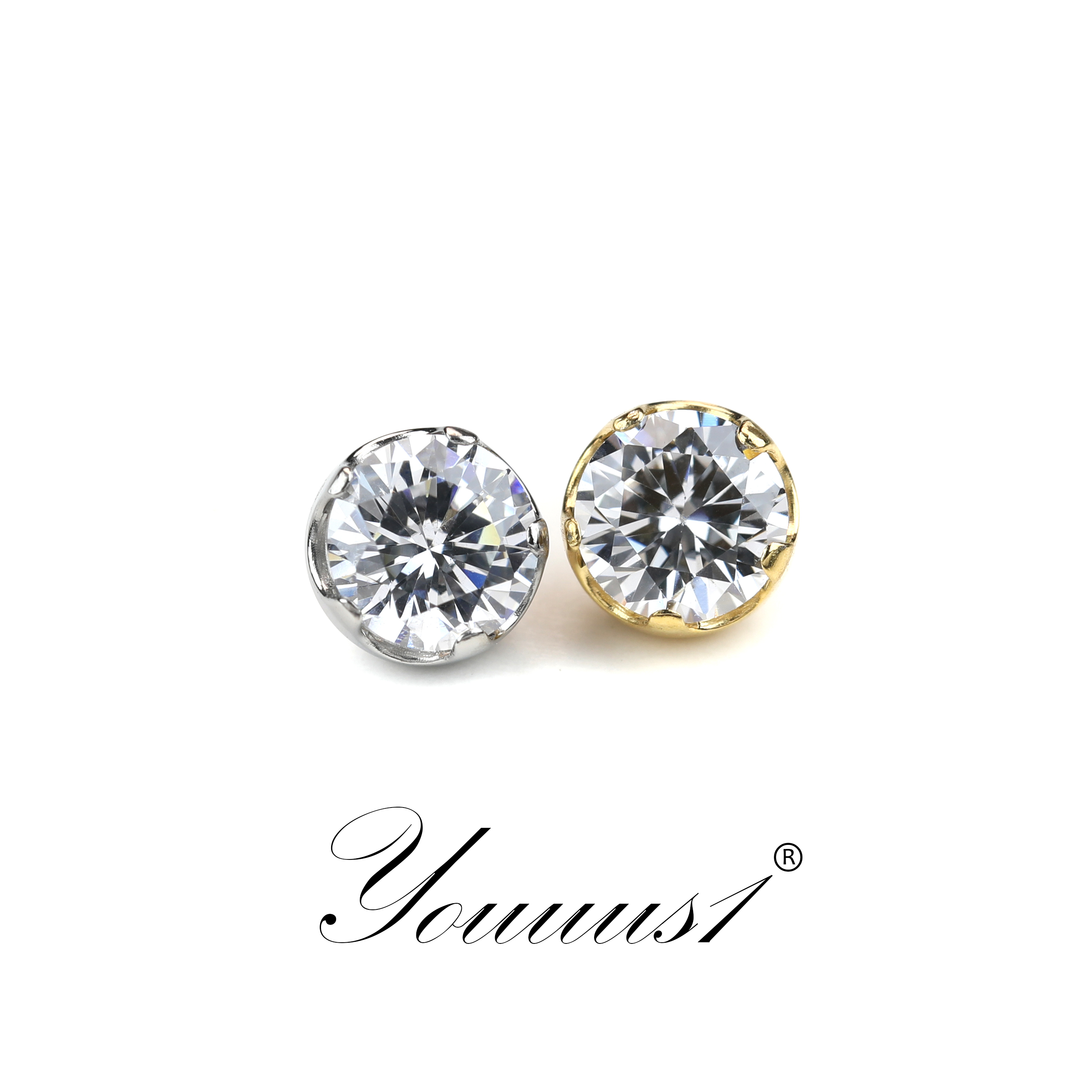 全新抓镶结构钛合金耳骨钉上新