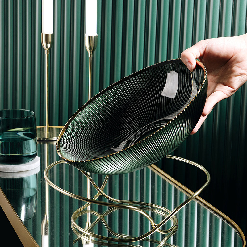 简约玻璃水果盘客厅家用茶几办公室摆件点心零食瓜子干果盘糖果盘,家居饰品,果盘/果篓,淘宝优惠券,粉丝福利购,淘宝优惠卷