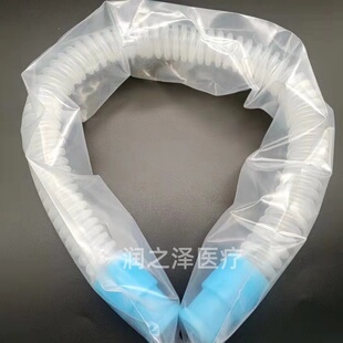 可重复使用型呼吸机硅胶螺纹管路/麻醉机三通螺纹回路管/成人22mm