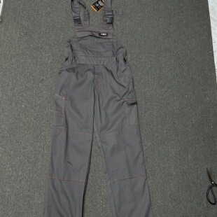 工装背带裤男工作服耐磨连体机修劳保服宽松直筒多口袋吊带工装裤