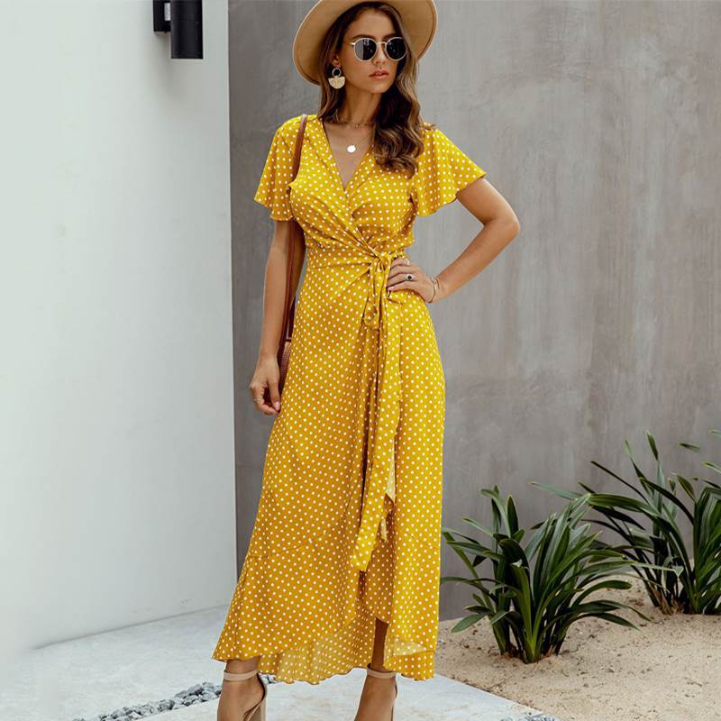 Beach Vacation Dress Lace Wrap Party Dress礼服蕾丝派对礼服女