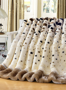 Blankets winter thickened raschel blanket double layer 毛毯