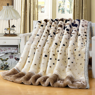 Blankets winter thickened raschel blanket double layer 毛毯
