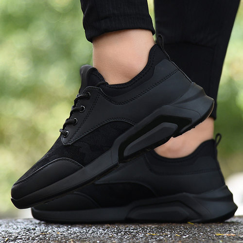 Men Running Shoes for Men Breathable Elastic Sneakers 男跑鞋
