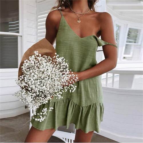欧美性感吊带连衣裙 sexy sling dress women платьея ж