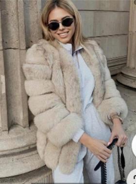 皮草外套女 же мех шуба куртка fur coat women
