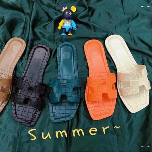 外穿沙滩居家平底一字拖鞋女 beach flip flops slippers sandals