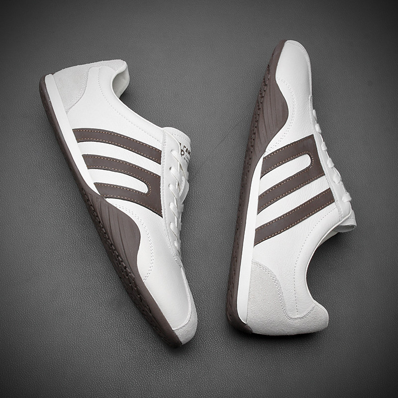 全牛皮阿甘鞋2026春季新款男鞋潮流时尚德训鞋复古运动透气休闲鞋,流行男鞋,德训鞋,淘宝优惠券,粉丝福利购,淘宝优惠卷