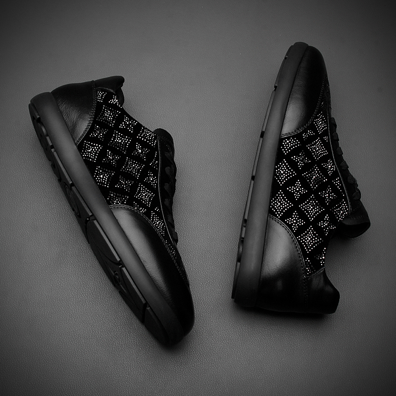 高端轻奢男鞋真皮时尚休闲皮鞋