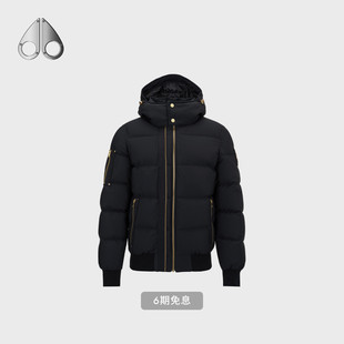 KNUCKLES 陈飞宇同款 MOOSE 金标鹅绒连帽小剪刀羽绒服 男士