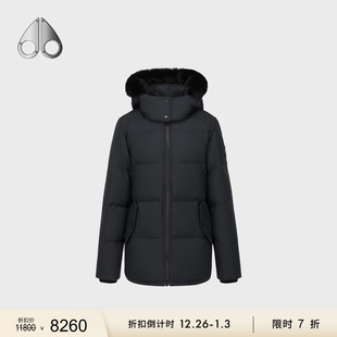 KNUCKLES MOOSE 女士毛领连帽小剪刀羽绒服 限时7折