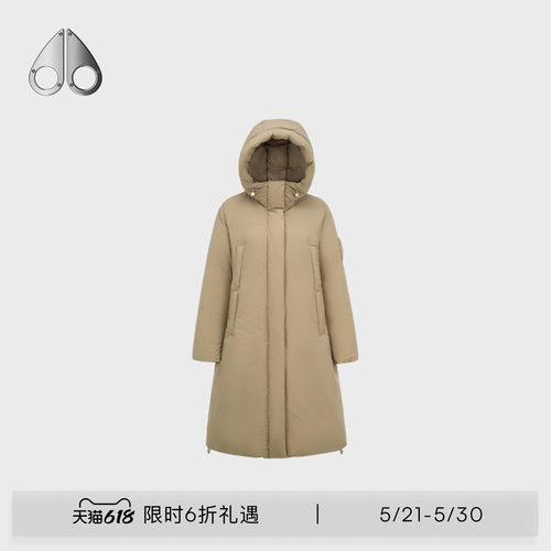 MOOSE KNUCKLES 女士轻盈保暖泡芙鹅绒小剪刀羽绒服
