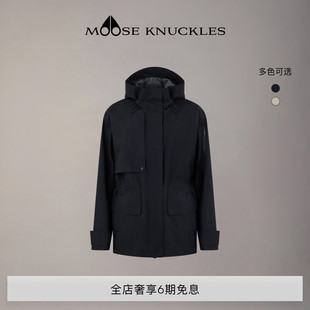 [早春新品]MOOSE KNUCKLES 女士简约中长款风衣小剪刀休闲外套