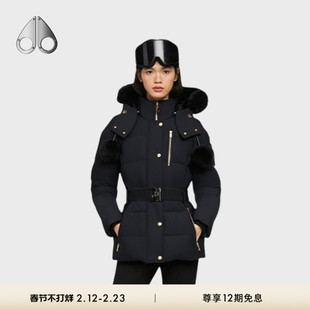 MOOSE KNUCKLES GOLD CAMBRIA  女士毛领羽绒服外套