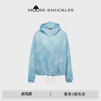 MOOSE KNUCKLES 女士CHAUDIERE抽绳连帽小剪刀夹克外套