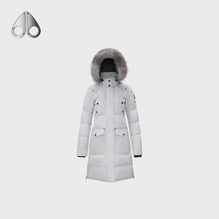 女士简约长款 MOOSE ONYX Causapcal 羽绒派克大衣 KNUCKLES