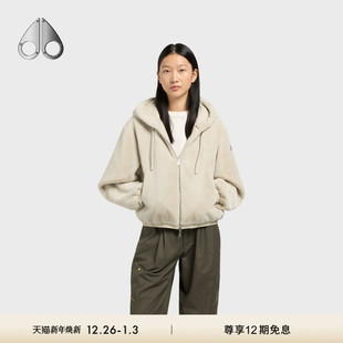 KNUCKLES MOOSE BUNNY女士双面两穿连帽外套 秋冬新品