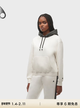 MOOSE KNUCKLES ATLANTIC女士运动连帽抽绳长袖卫衣