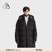 秋冬新品 男士 MOOSE KNUCKLES PUFFER 连帽鹅绒长款 小剪刀羽绒服
