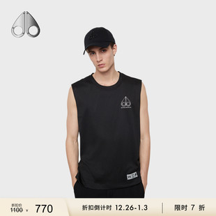 KNUCKLES SPORT 男士 轻薄LOGO无袖 MOOSE 夏季 T恤运动 限时7折