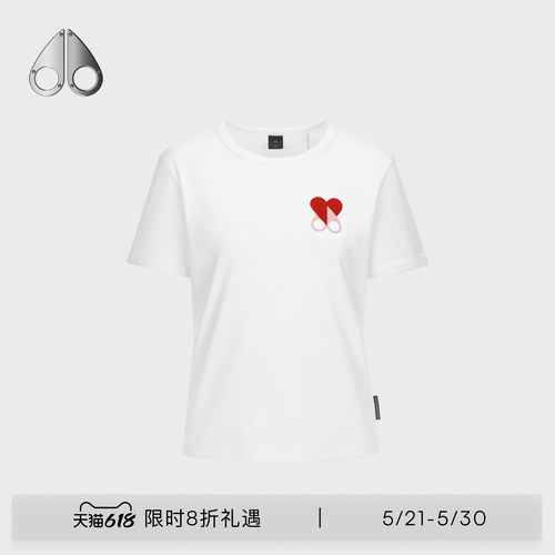 MOOSE KNUCKLES CVD 限定系列女士修身短款T恤