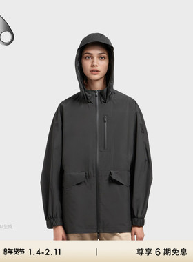 MOOSE KNUCKLES NADIA RAIN 女士收腰露营夹克外套